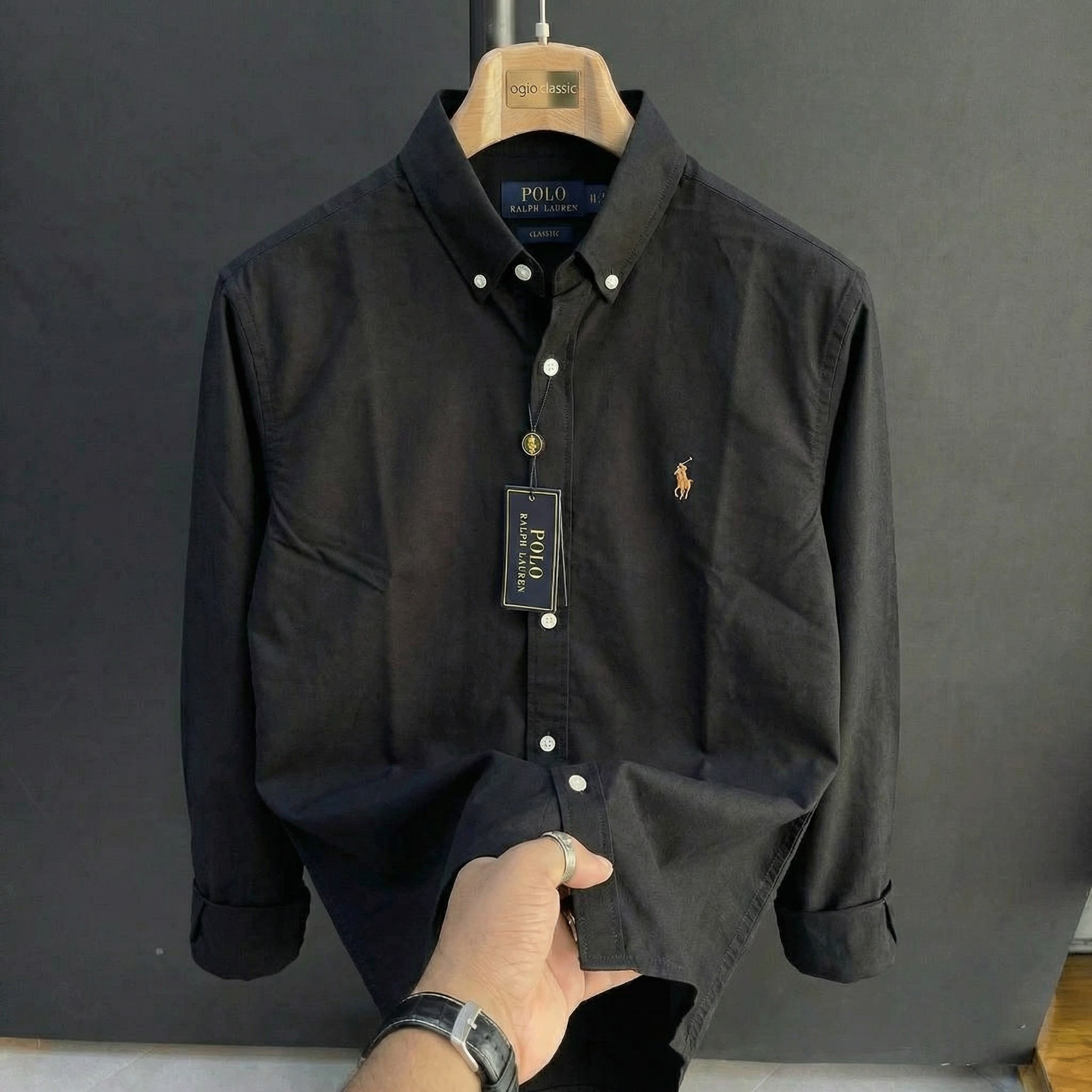 Oxford Cotton Ralph Luren Shirt-02
