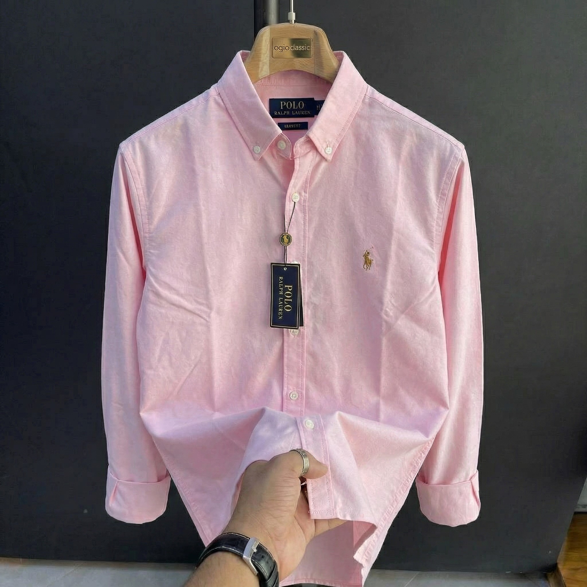 Oxford Cotton Ralph Luren Shirt-05