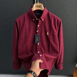 Oxford Cotton Ralph Luren Shirt-07